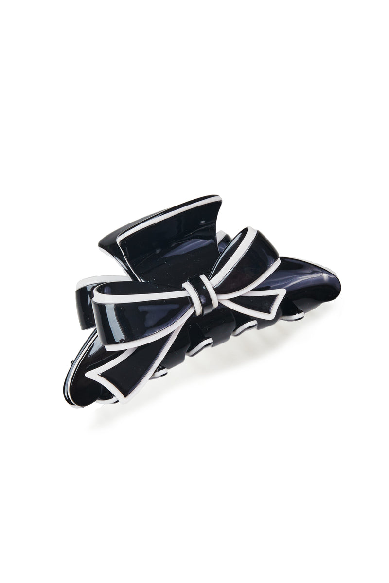 Two-Tone Bow Hair Claw