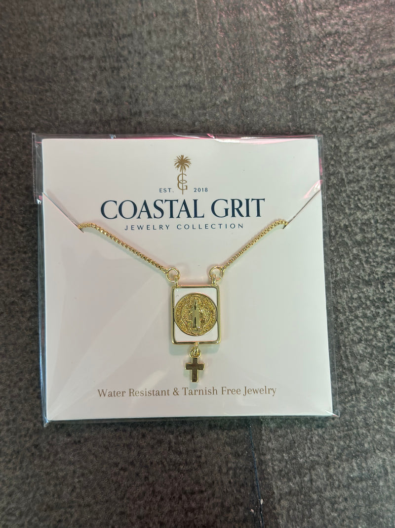 Coastal Grit St. Benedict Necklace