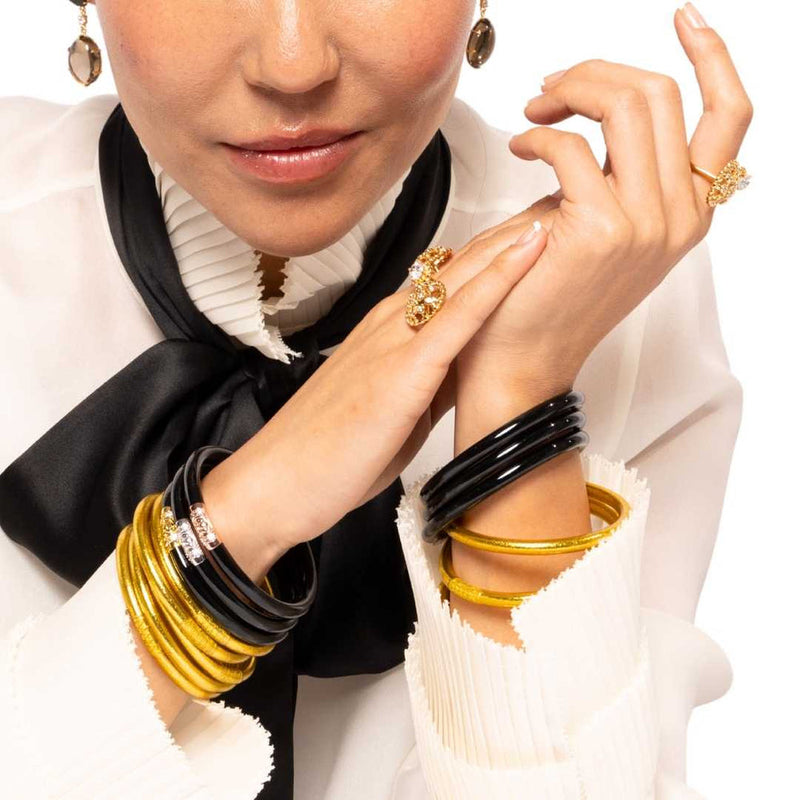 Three Kings All Weather Bangle - Black