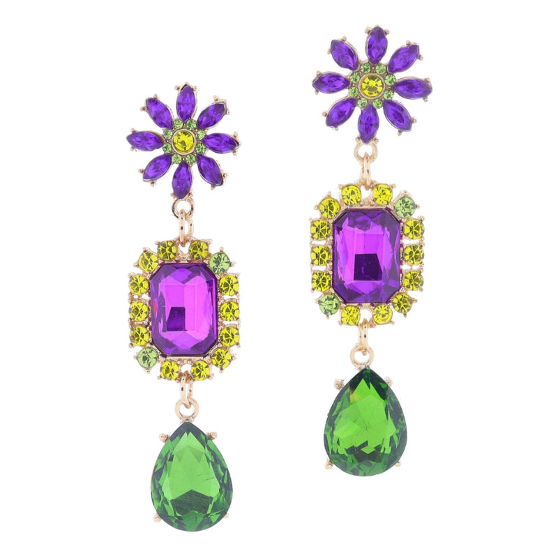 Mardi Gras Earrings