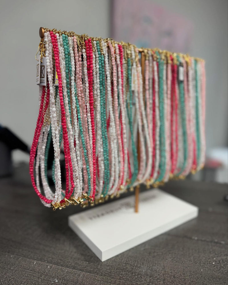 Paris Necklace- Pink
