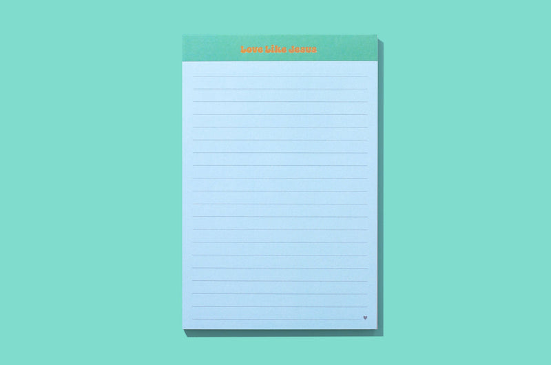 "Love Like Jesus" Notepad