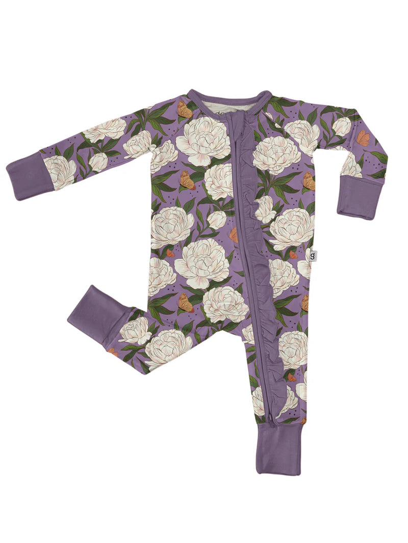 Peonies Footie