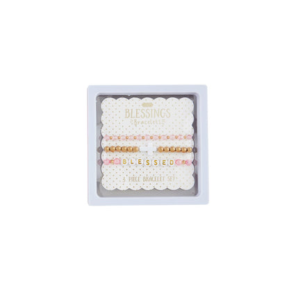 Toddler Beaded Cross Bracelet