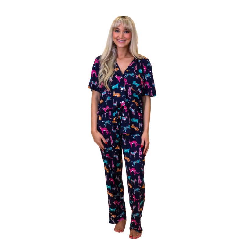 Midnight Roar Bamboo Pajama Set