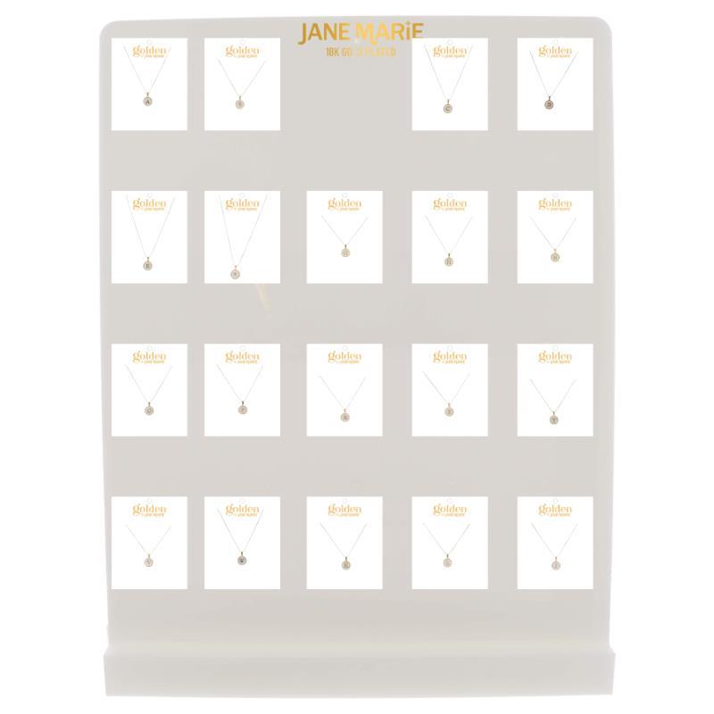 Golden Initial Necklaces