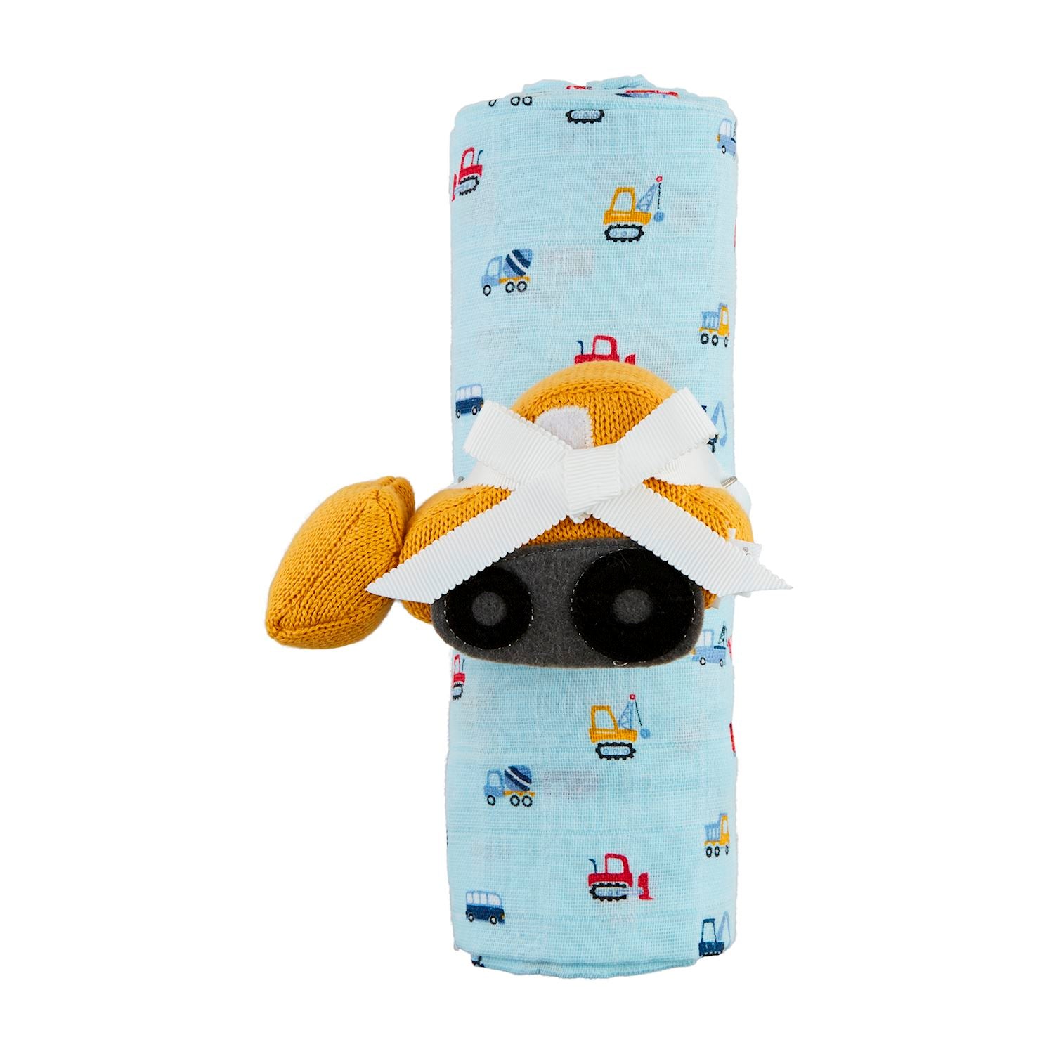 Swaddle & Rattle Set