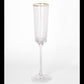 Hammered Champagne Glass