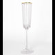 Hammered Champagne Glass