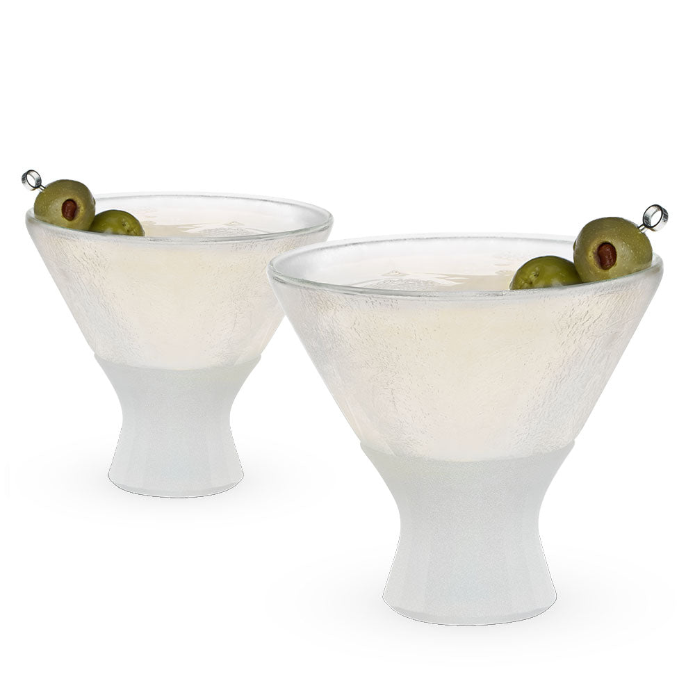 Martini Glass Freeze Set of 2