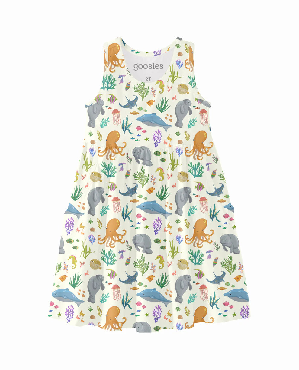 Ocean Friends Sleeveless Dress