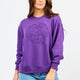 Mary Square LSU Tiger Head Sweatshirt