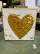 6x6 Gold Heart