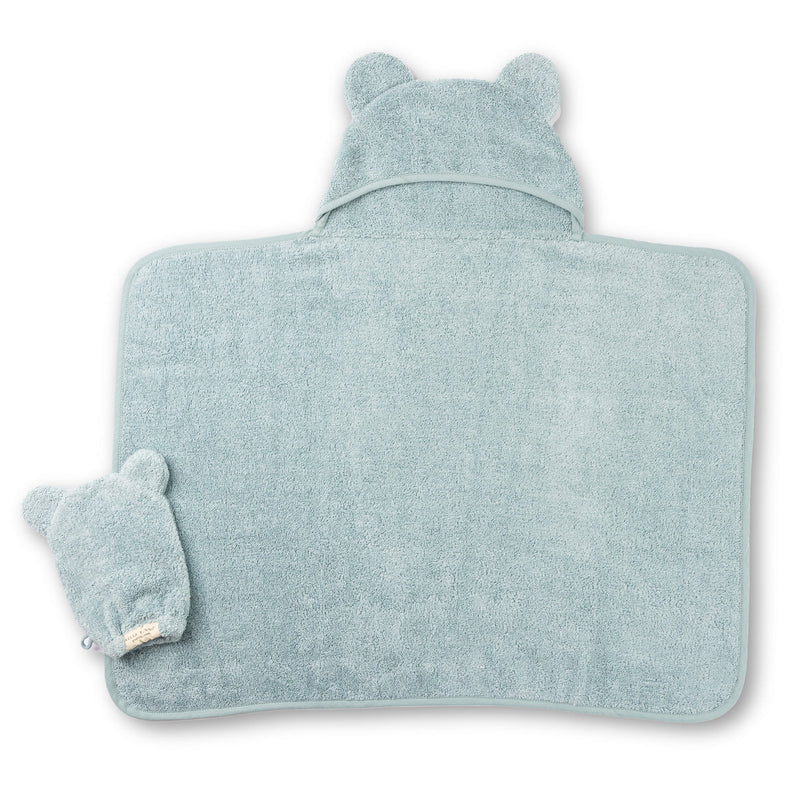 Bella Tunno Hooded Towel + Wash Mit