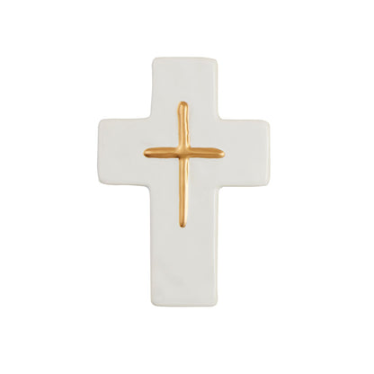 Gold & Ceramic Cross