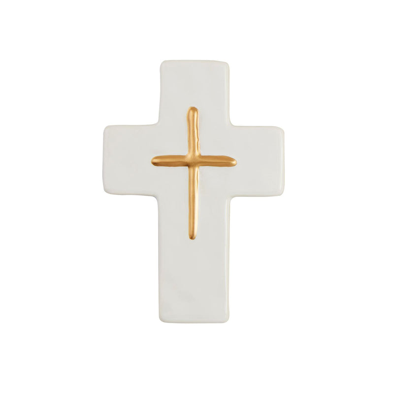 Gold & Ceramic Cross