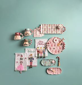 Nutcracker Hostess Tray Set