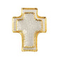 Gold Edge Cross Tidbit Tray Set