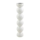 White Lacquer Candlestick
