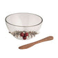Holly Tidbit Bowl Set