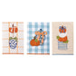 Pumpkin Appliqué Topiary Towels
