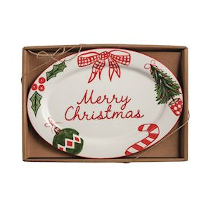Christmas Sentiment Plates