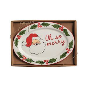 Christmas Sentiment Plates