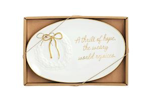 Christmas Sentiment Plates