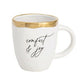 Gold Edge Holiday Mug