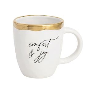 Gold Edge Holiday Mug