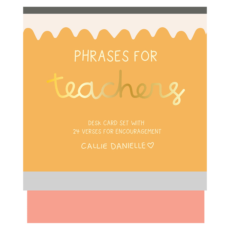 Phases For Teachers: Encouraging Desk Card Set