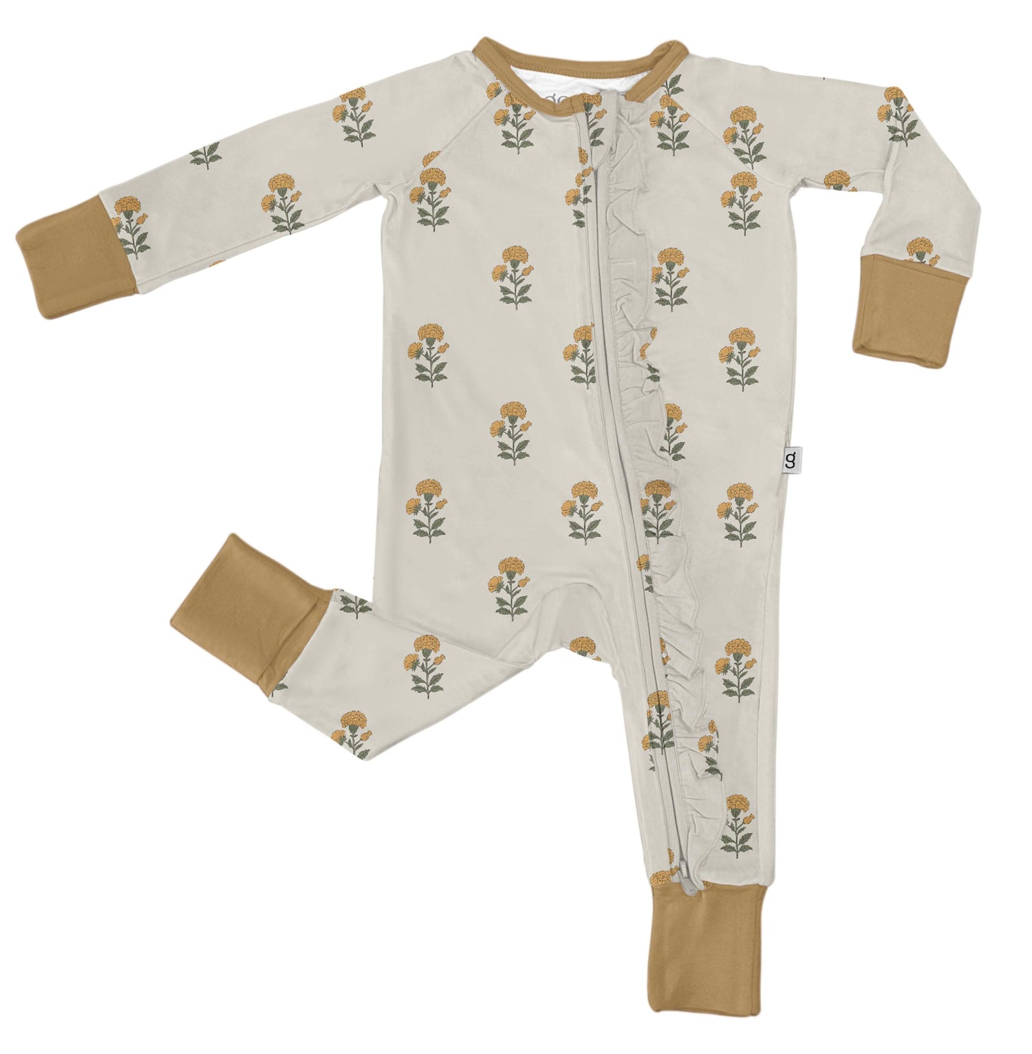 Marigold Block Footie