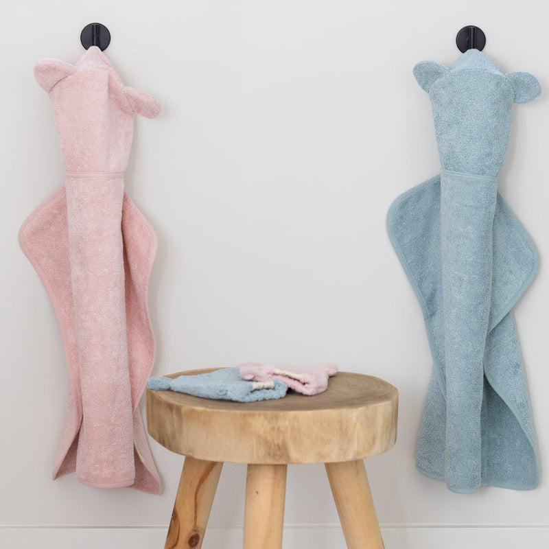 Bella Tunno Hooded Towel + Wash Mit