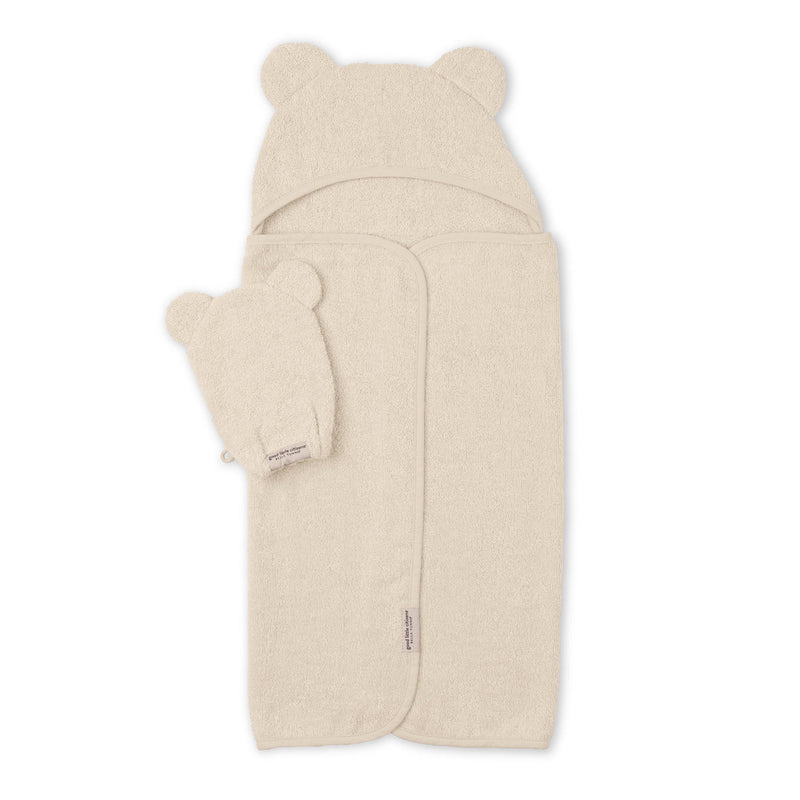 Bella Tunno Hooded Towel + Wash Mit