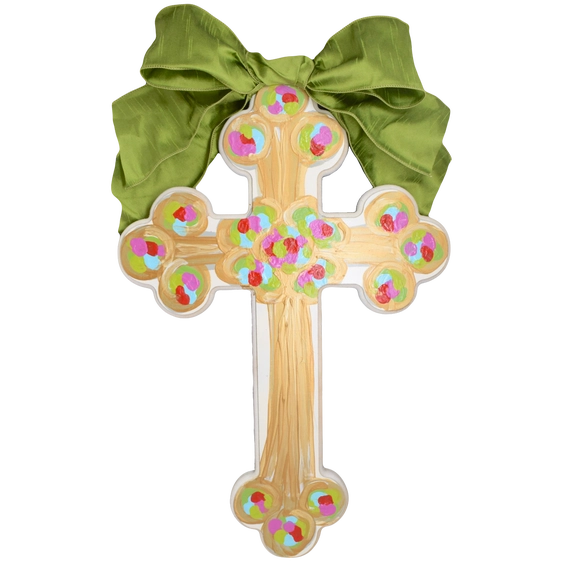Hand Painted Cross - 18"