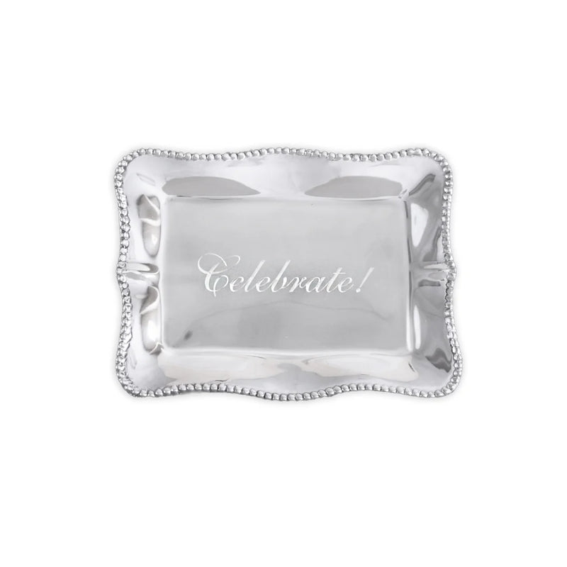 "Celebrate" Engraved Tray