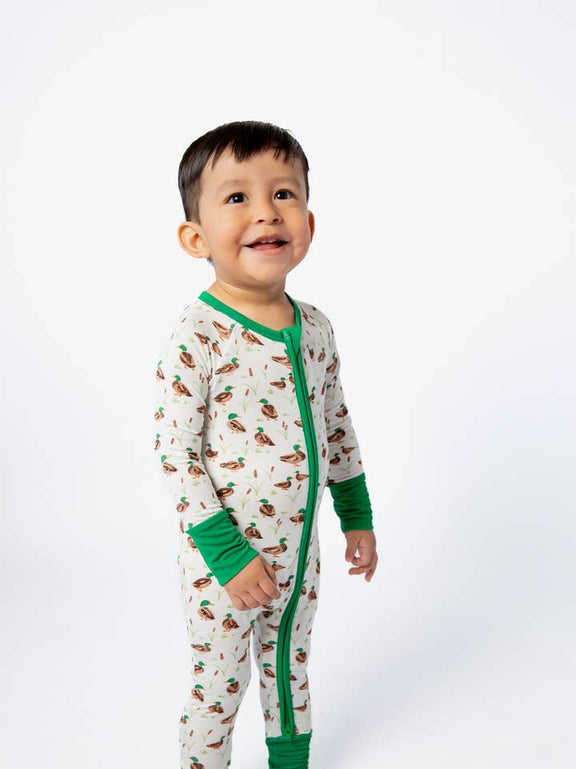 Mallard Drake Long Sleeve Zip Pajamas