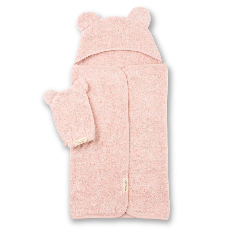 Bella Tunno Hooded Towel + Wash Mit