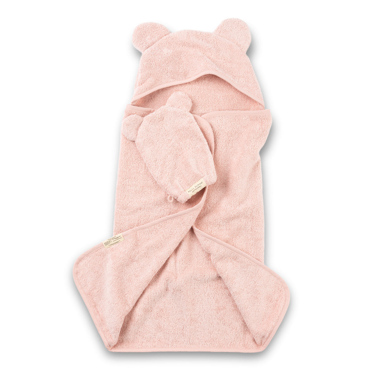Bella Tunno Hooded Towel + Wash Mit