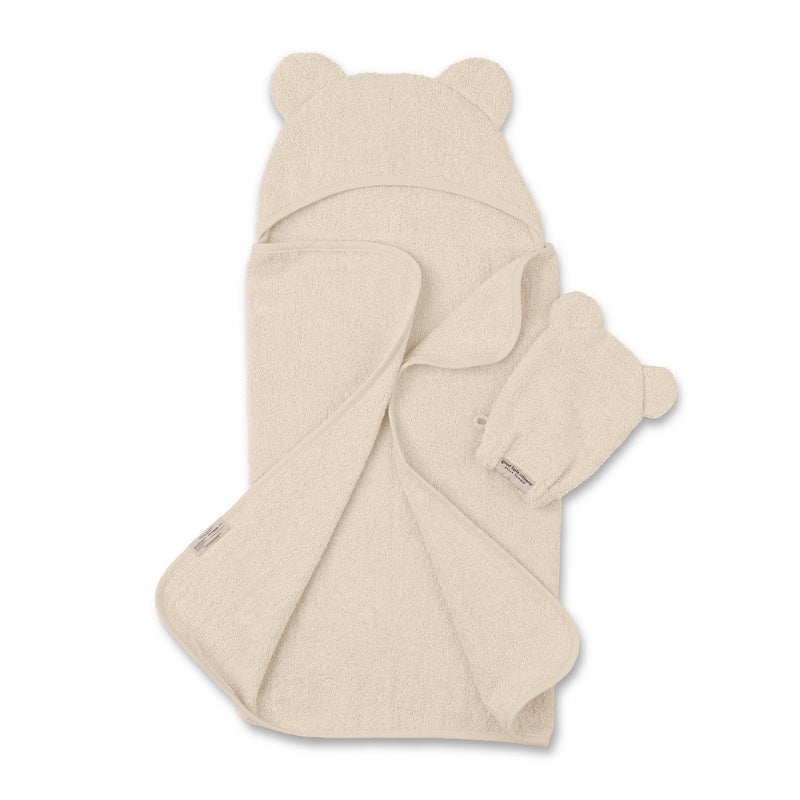 Bella Tunno Hooded Towel + Wash Mit