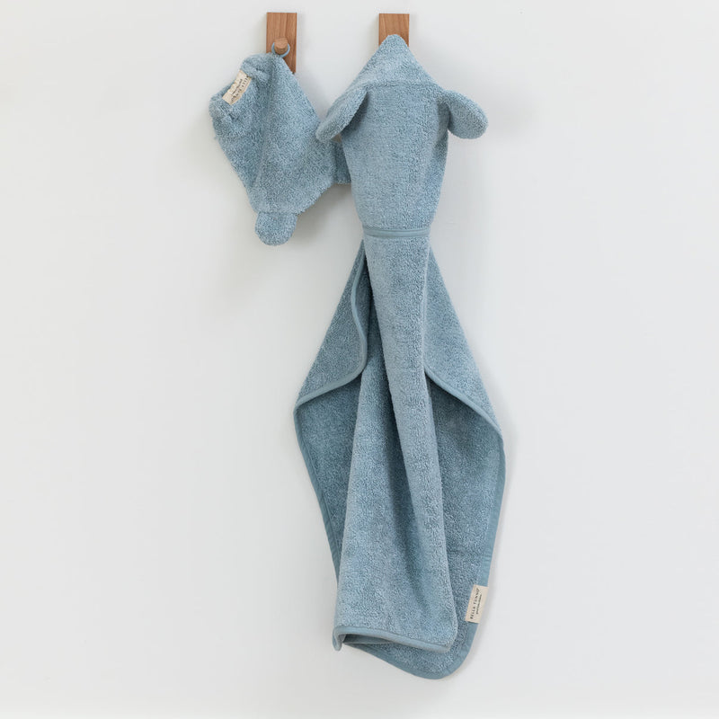 Bella Tunno Hooded Towel + Wash Mit