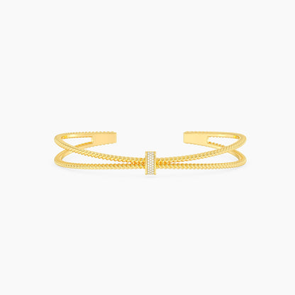 Meet Me Halfway Cuff Bracelet by Ella Stein