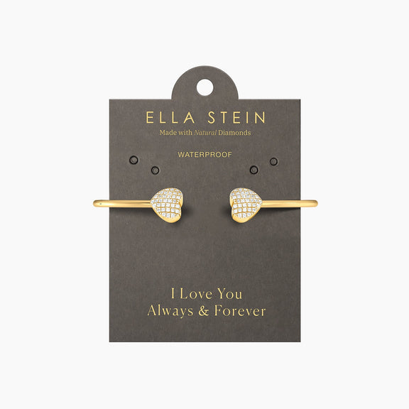 Twin Hearts Cuff Bracelet by Ella Stein