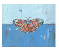 Butterfly Kisses Blue By Chelsea McShane