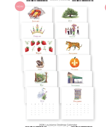 2026 Desktop Calendar