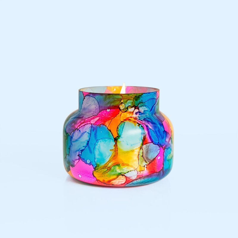 Volcano Signature Rainbow Watercolor Jar