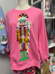 Queen of Sparkles Pink Candyland Nutcracker Sweater