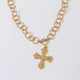 Coastal Grit Chunky Chain Cross Pendant