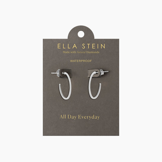 A Hoop Thing Medium Hoop Earrings by Ella Stein