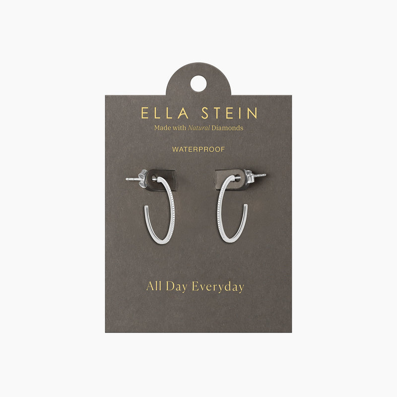 A Hoop Thing Medium Hoop Earrings by Ella Stein